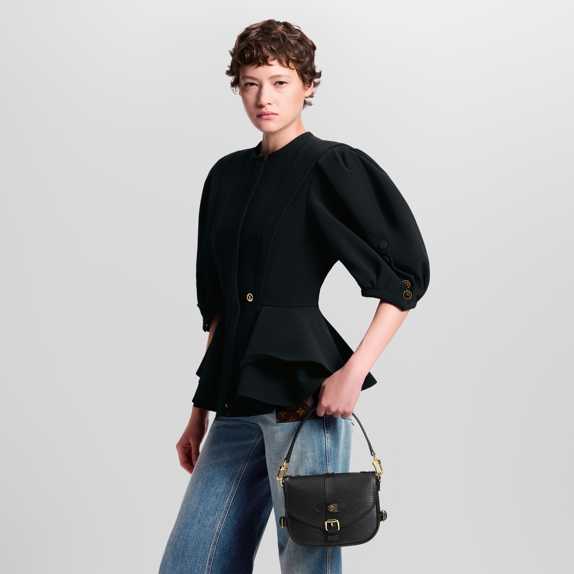 ★3日以内返品可★ 美品 LOUIS VUITTON ルイ・ヴィトン エピ ソミュール BB M23469 2wayショルダーバッグ ブラック グレインレザー レディース LOUIS VUITTON（ルイ・ヴィトン） 【新品同様】ルイヴィトン エピ